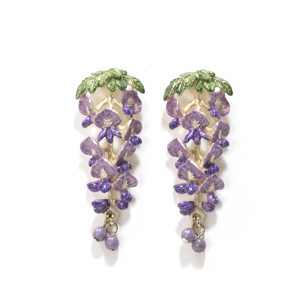 Palnart Poc 日本制紫樹藤耳環