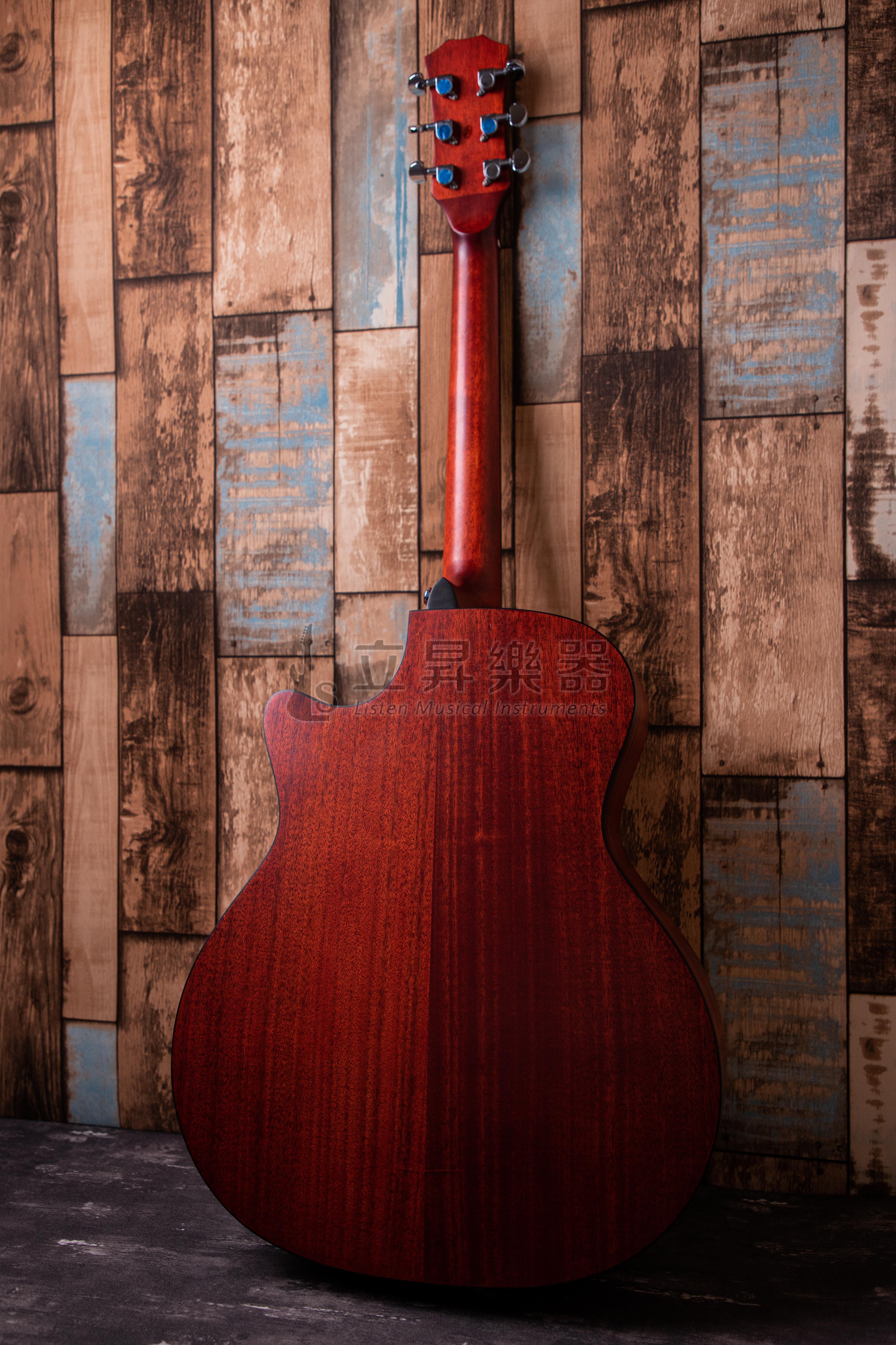 METRIC 霧面 全桃花心木面單 GA桶缺角 木吉他 附琴袋、配件｜ MTC-40GM 40吋 METRIC 霧面 全桃花心木面單 GA桶缺角 木吉他 附琴袋、配件｜ MTC-40GM 40吋 / MTC-41GM 41吋 第 6 張圖片｜三峽吉他 / Bass