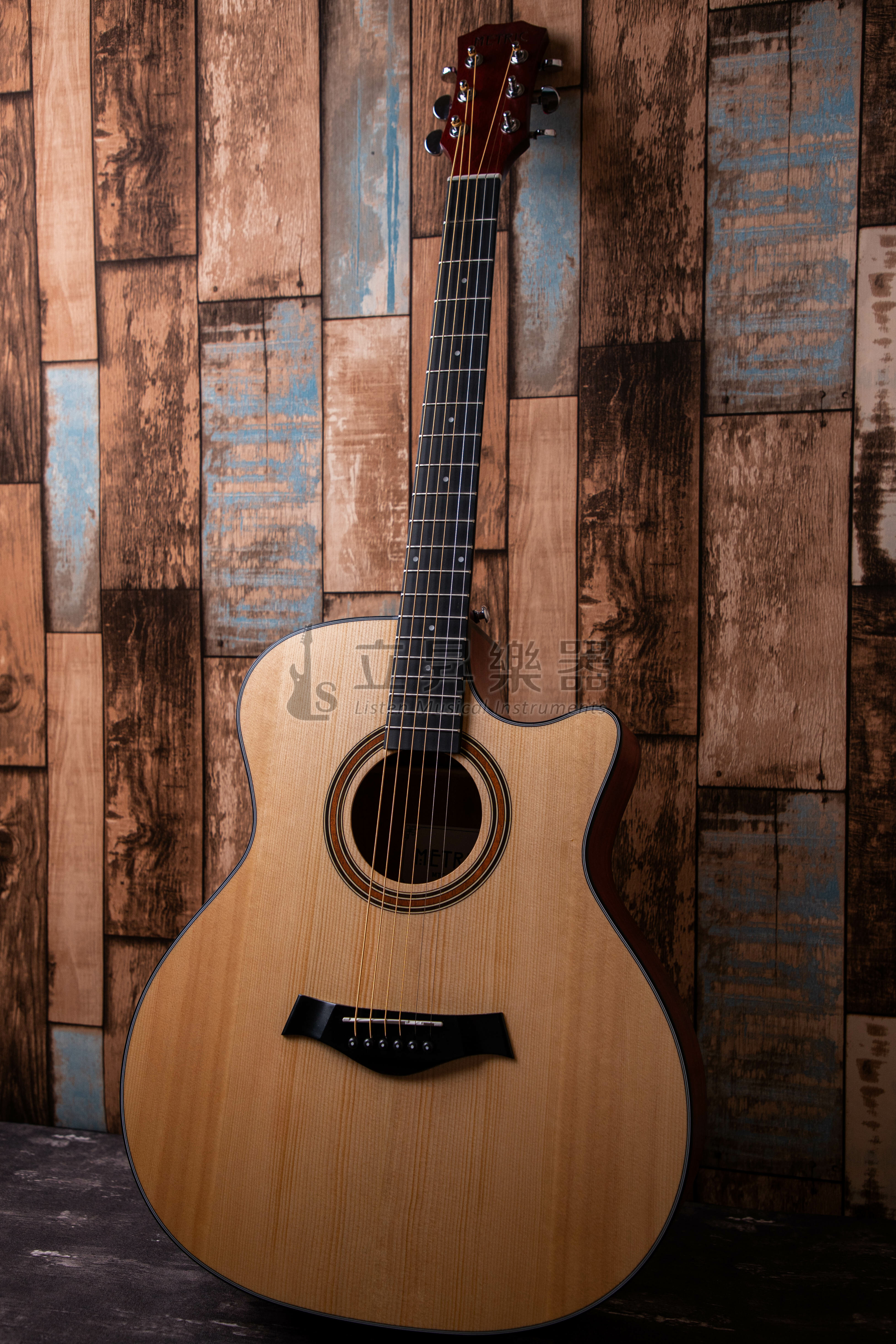 METRIC 霧面 雲杉木面單板 桃花心木側背板 GA桶缺角 木吉他 附琴袋、配件｜ MTC-40GS 40吋 / MTC-41GS 41吋