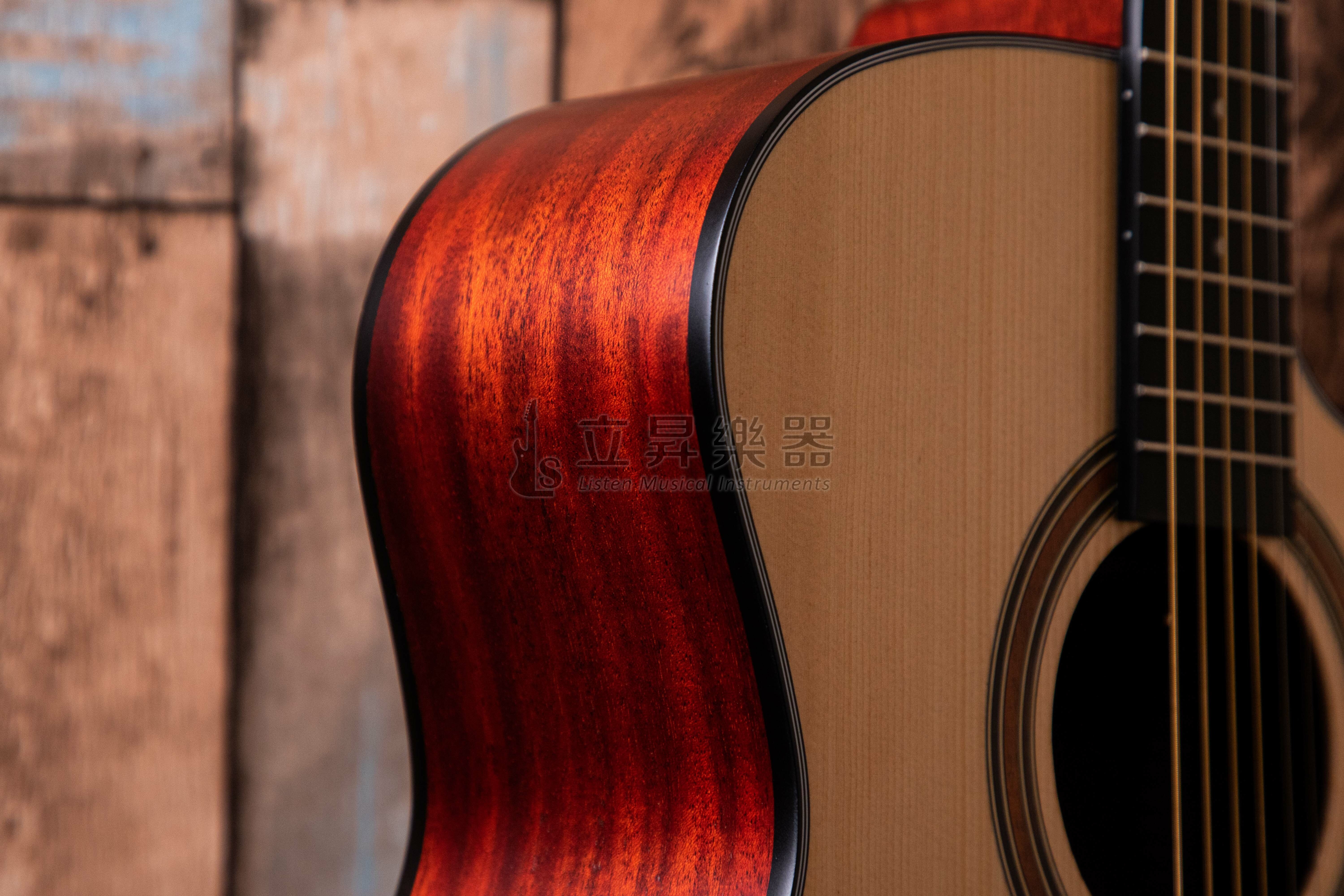 METRIC 霧面 雲杉木面單板 桃花心木側背板 GA桶缺角 木吉他 附琴袋、配件｜ MTC-40GS 40吋 METRIC 霧面 雲杉木面單板 桃花心木側背板 GA桶缺角 木吉他 附琴袋、配件｜ MTC-40GS 40吋 / MTC-41GS 41吋 第 5 張圖片｜三峽吉他 / Bass