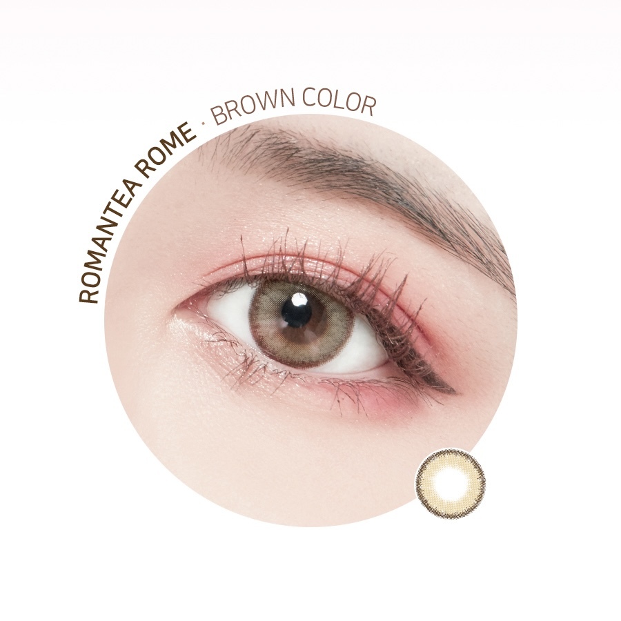 lenstown梨芝瞳彩色日拋浪漫羅馬棕 (10片）