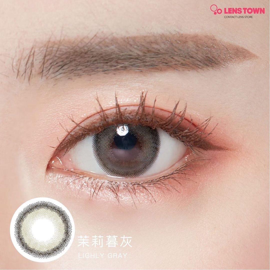 lenstown梨芝瞳彩色日拋茉莉暮灰 (10片）