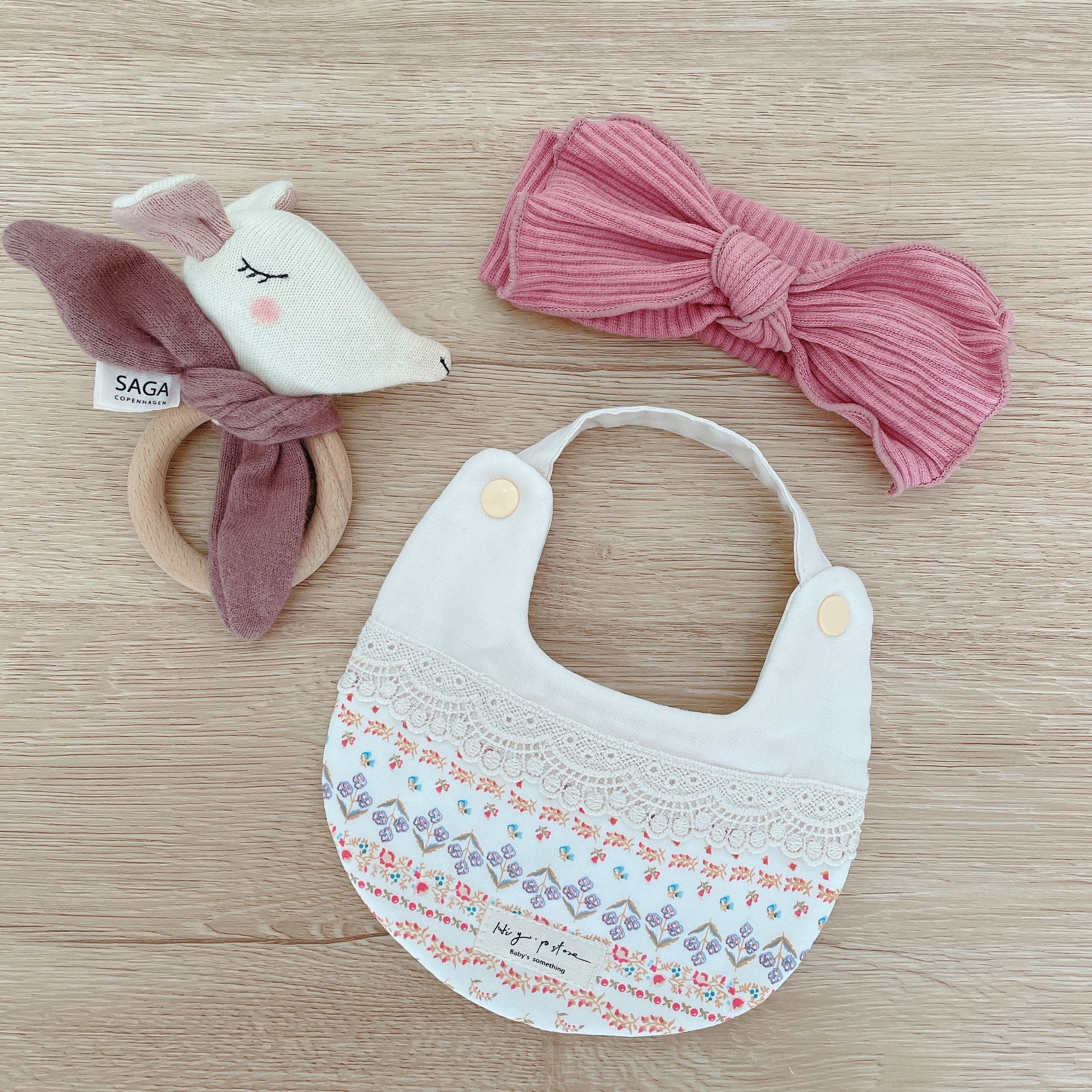 Hi Y.P store-手作圍兜-粉彩花園