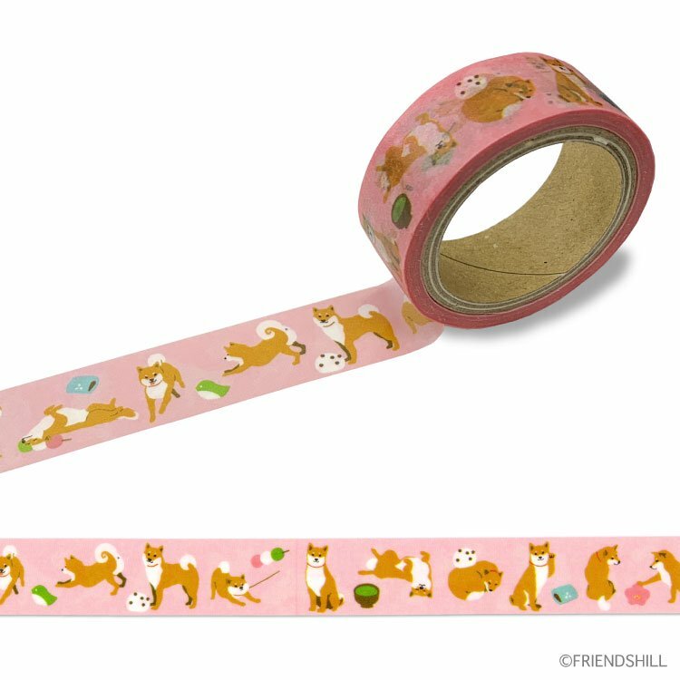 柴田先生 柴犬 和紙膠帶｜日本ACTIVE CORPORATION