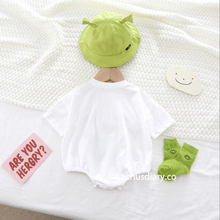 彩繪小兔包屁衣