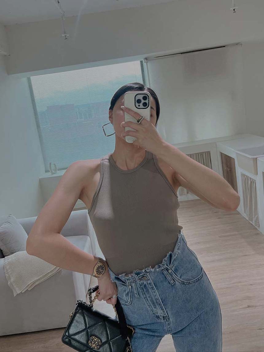 削肩針織背心*4色