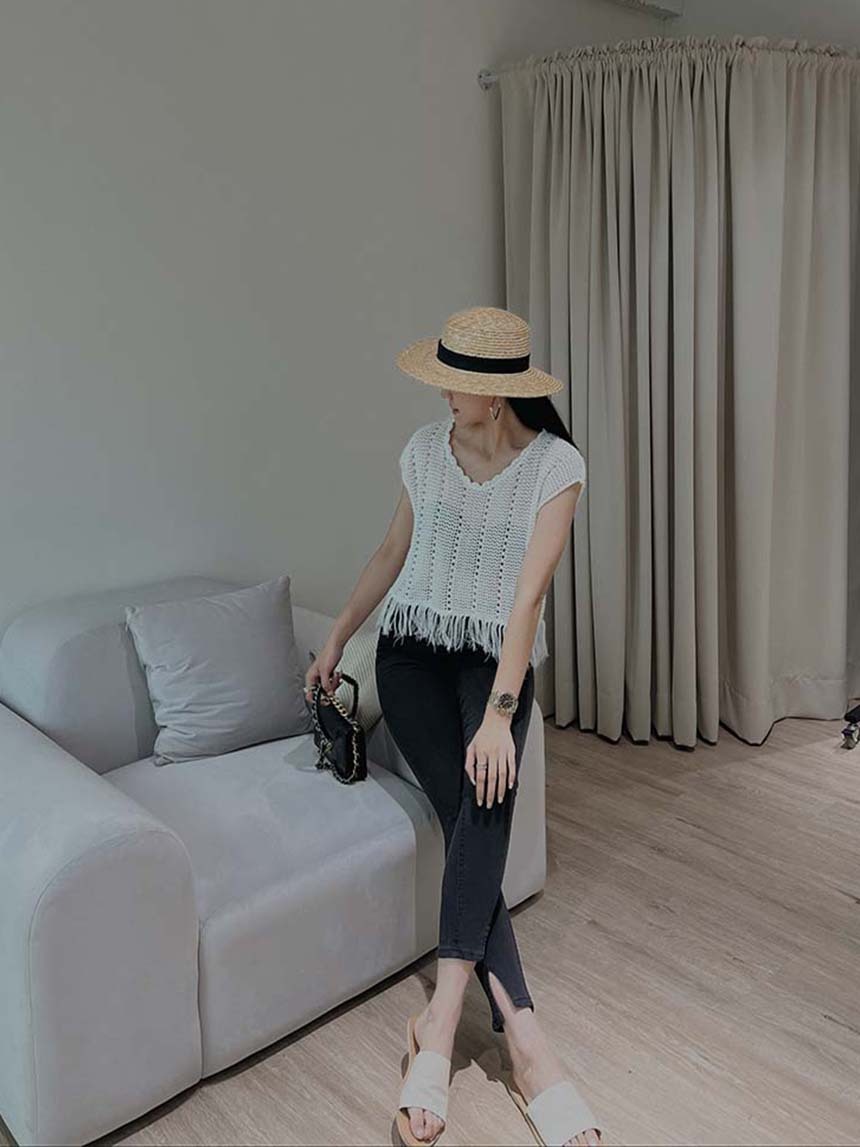 下鬚鬚洞洞背心*2色