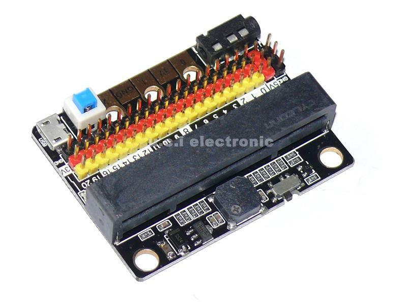 【UCI電子】(14-2) Microbit擴展板 IOBIT V2.0 micro:bit臥式轉接板 擴展板