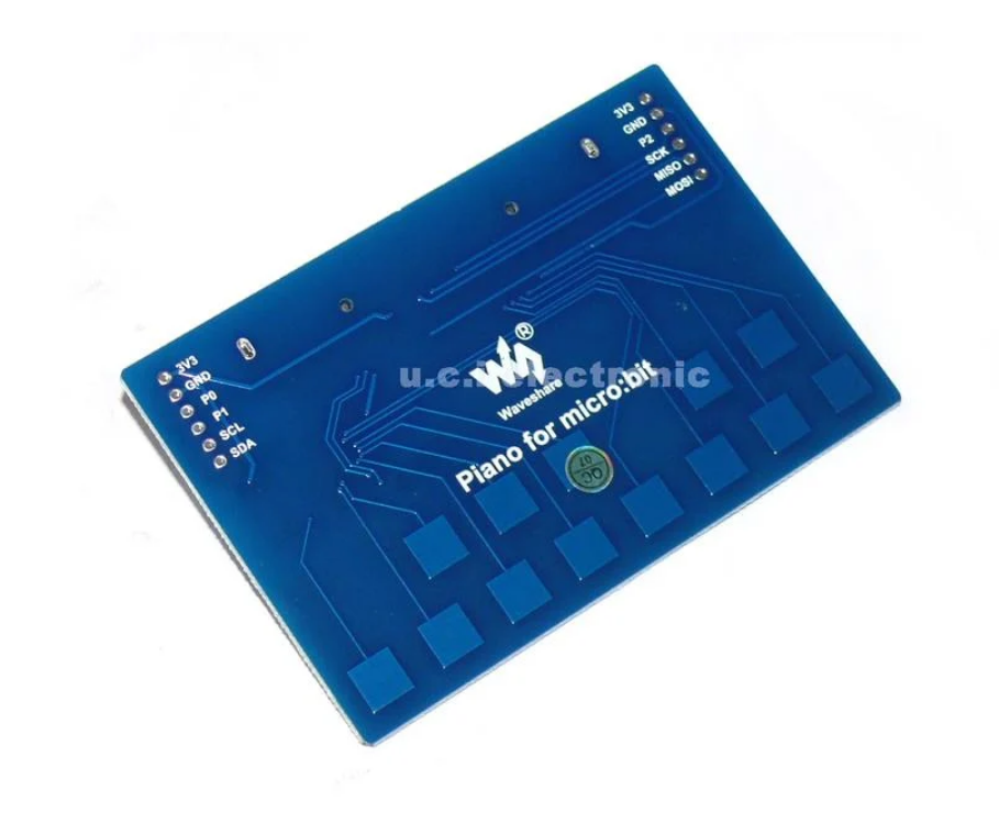 【UCI電子】(14-2) Micro:bit擴展板 迷你鋼琴音樂擴展板 炫酷彩燈/蜂鳴器/按鍵 Microbit