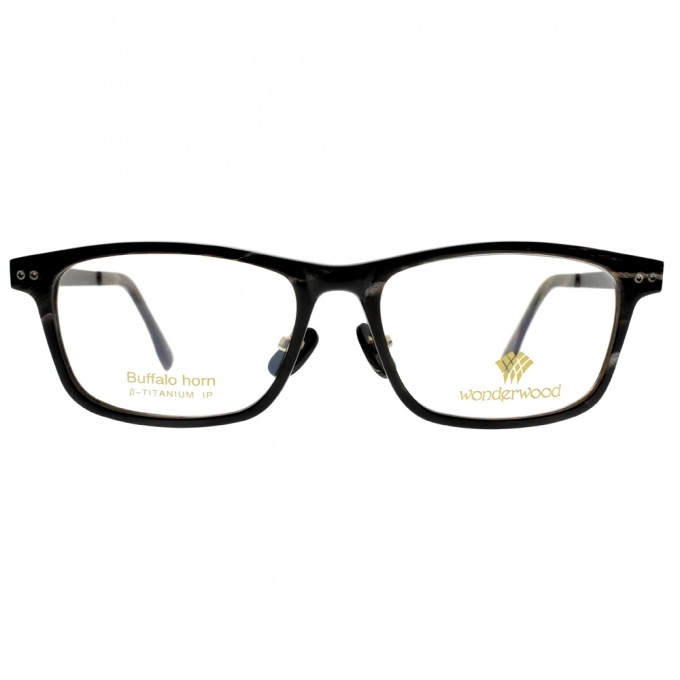 【WONDERWOOD】 W02 C3 復古質感拼接 方框光學眼鏡