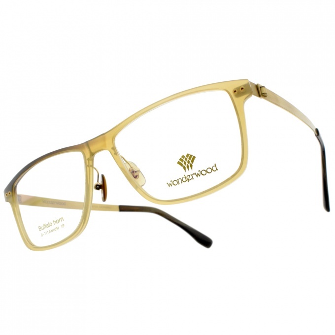 【WONDERWOOD】 W04 C1知性典雅方框光學眼鏡
