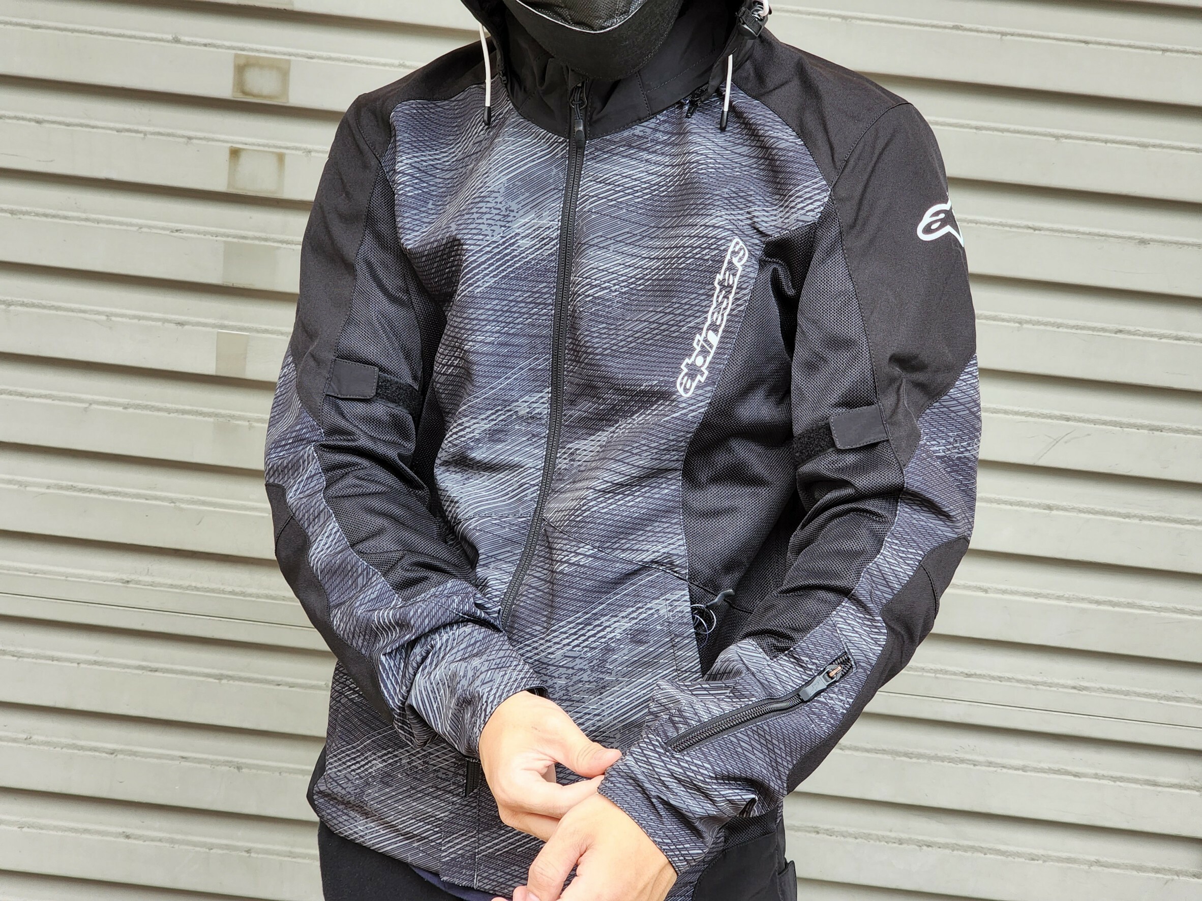 ALPINESTARS BADGER AIR PARKA BLACK/CASCADE BLACK 黑