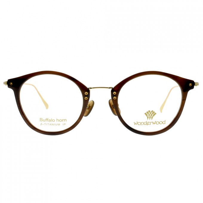 【WONDERWOOD】W06 C1 復古文青 圓框光學眼鏡