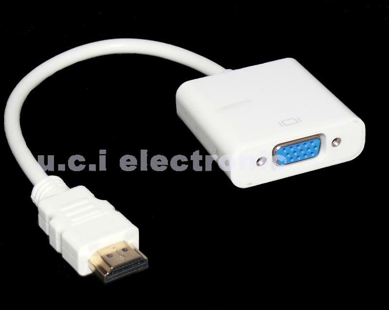 【UCI電子】(Y-2) HDMI轉VGA轉換器 高清線介面 轉接頭