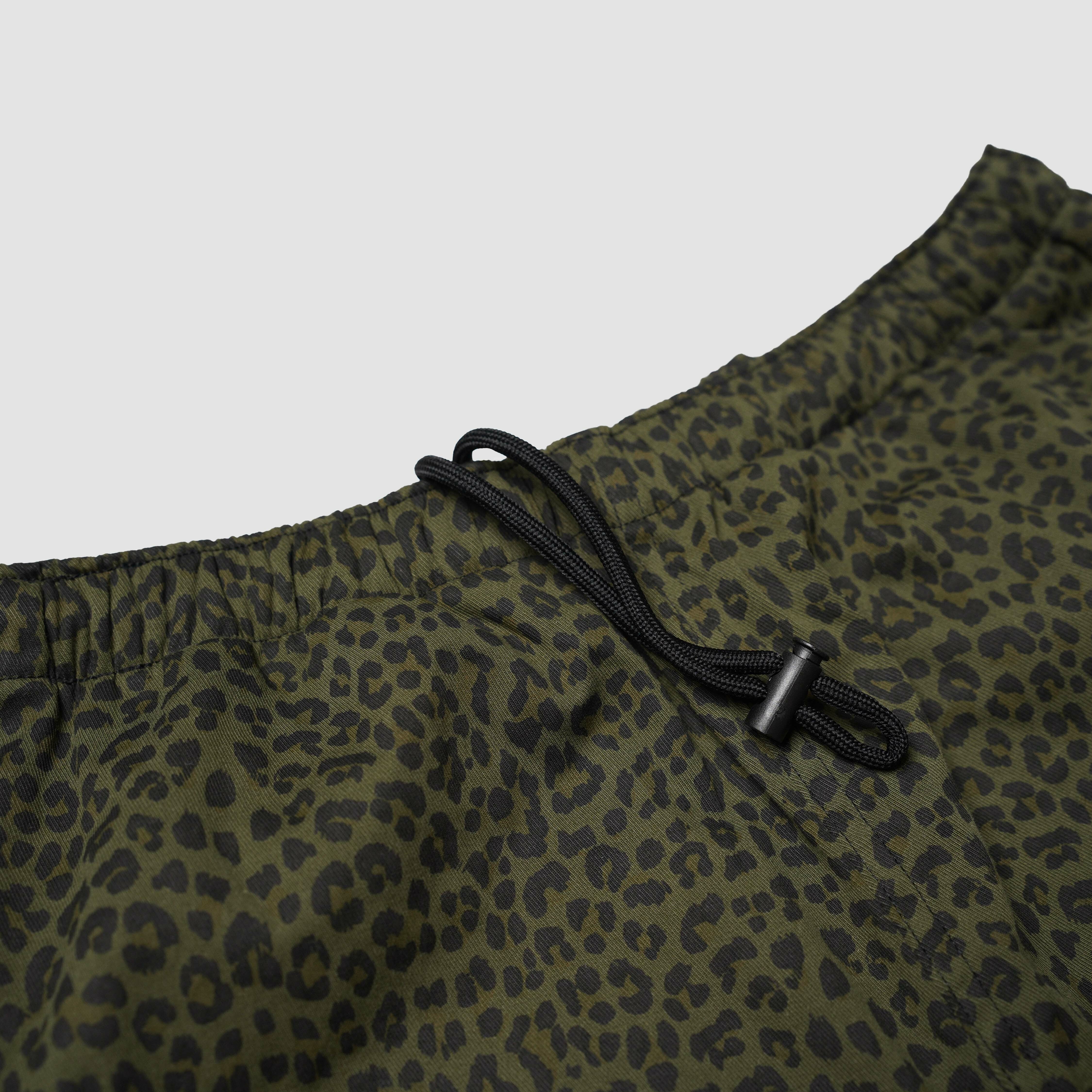 P.B.P - Leopard Shorts - Olive