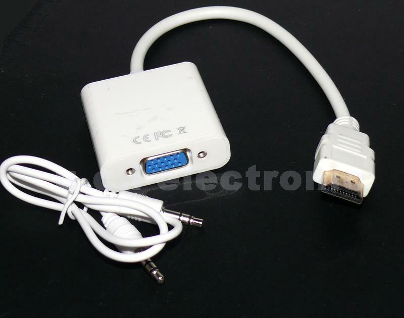 【UCI電子】(Y-2) hdmi轉vga轉換器帶音訊高清線1080P介面 樹莓派