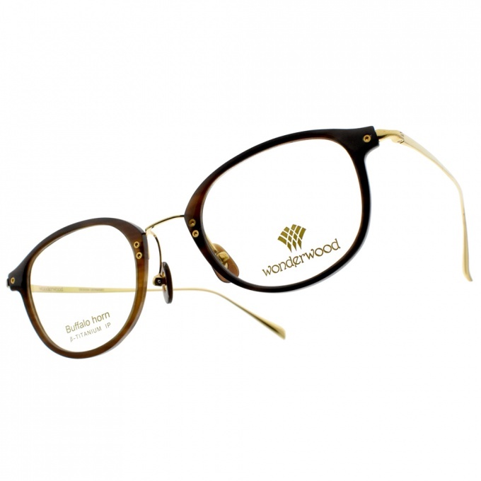【WONDERWOOD】 W08 C2 復古高雅 圓框光學眼鏡