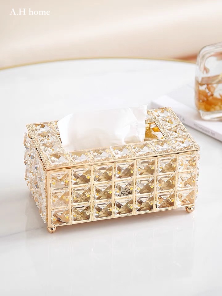 【ＡＨ211】奢華水晶面紙盒