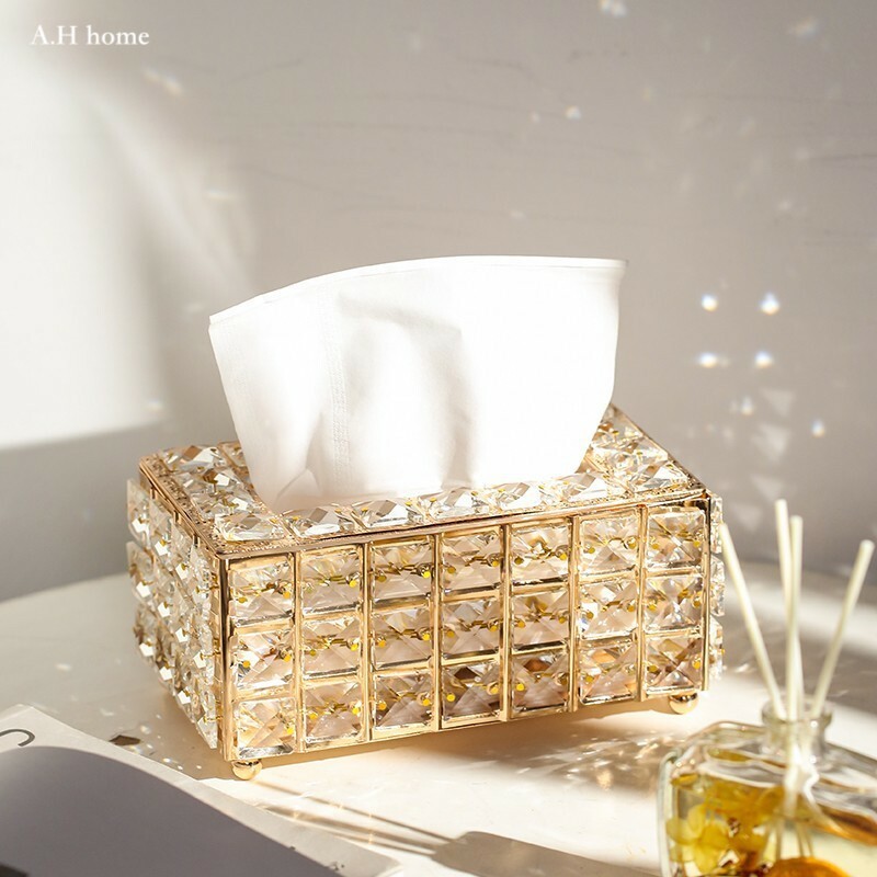 【ＡＨ211】奢華水晶面紙盒