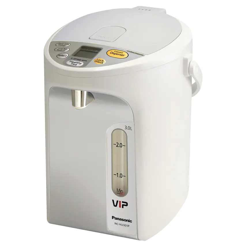 樂聲 Panasonic  NC-HU301P‧電泵或無線電動出水電熱水瓶‧3.0公升‧香港行貨,原廠1年保養‧
