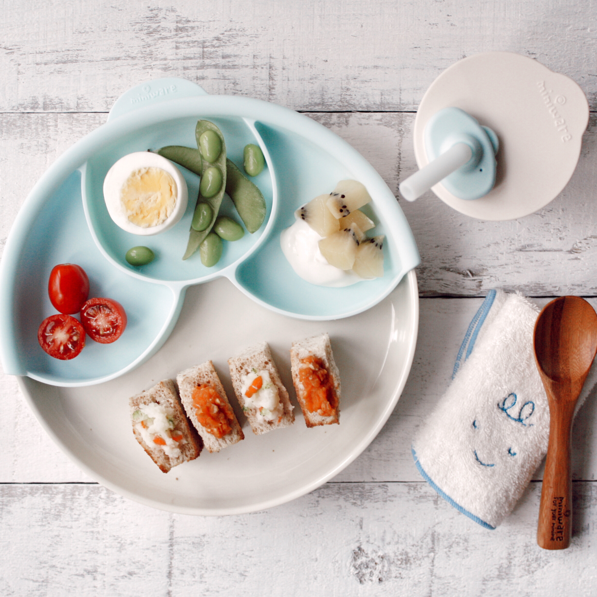 Healthy Meal Set - Vanilla/Aqua