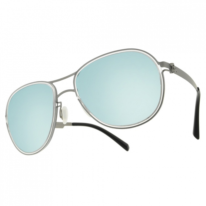 【VYCOZ】PALKI GRY-C 薄鋼雙槓飛官框太陽眼鏡 (水銀鏡面)