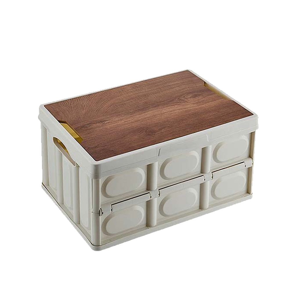 【逐露天下】木桌板折疊收納箱