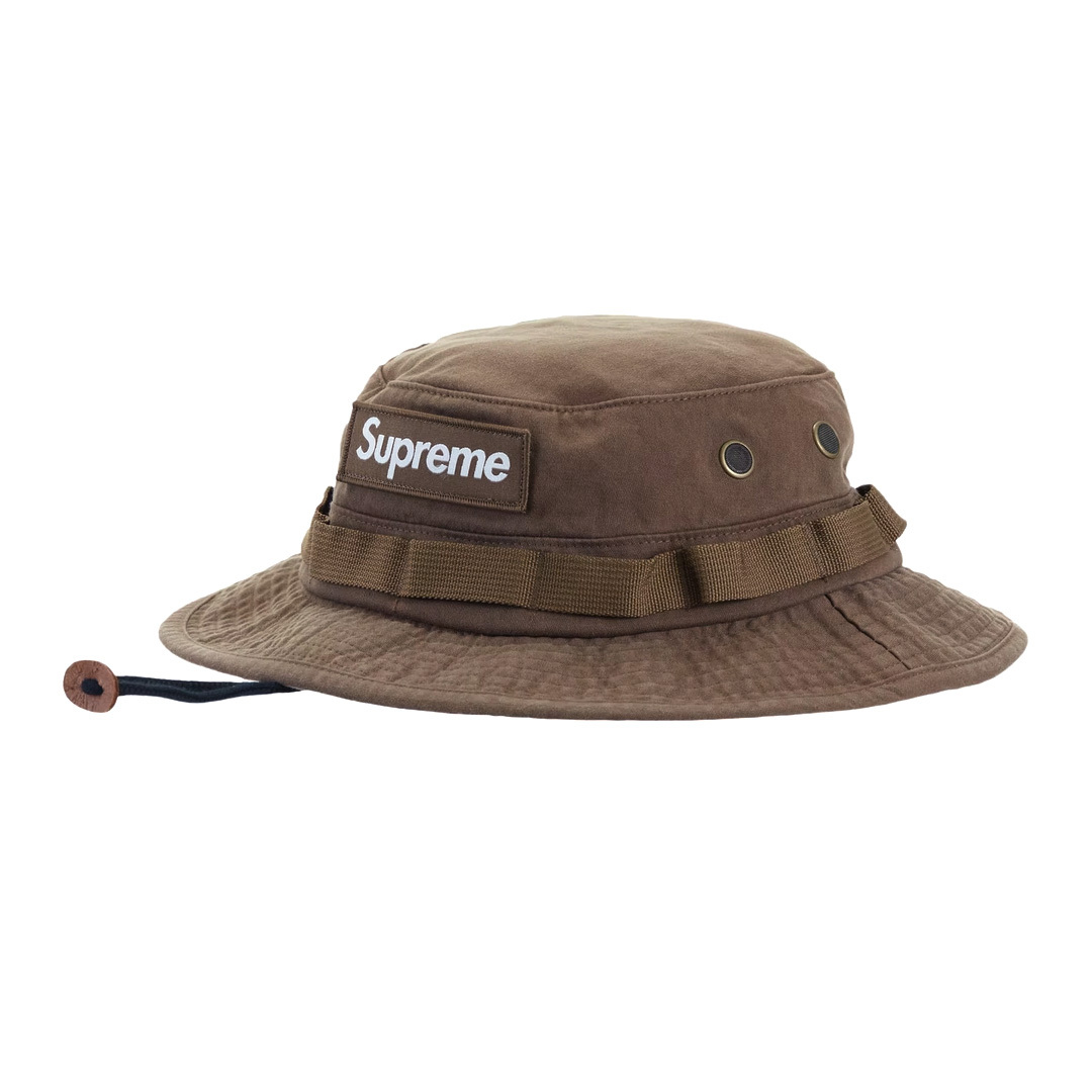 シュプリーム Military Boonie 茶色M/L | hartwellspremium.com