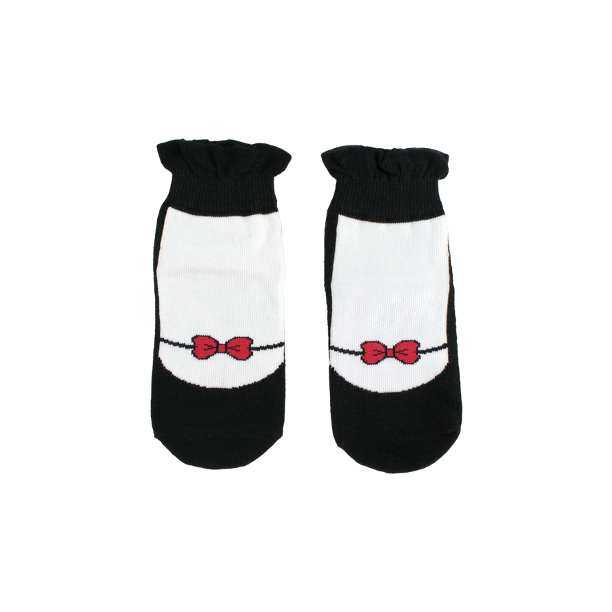 娃娃鞋造型。寬口短襪221