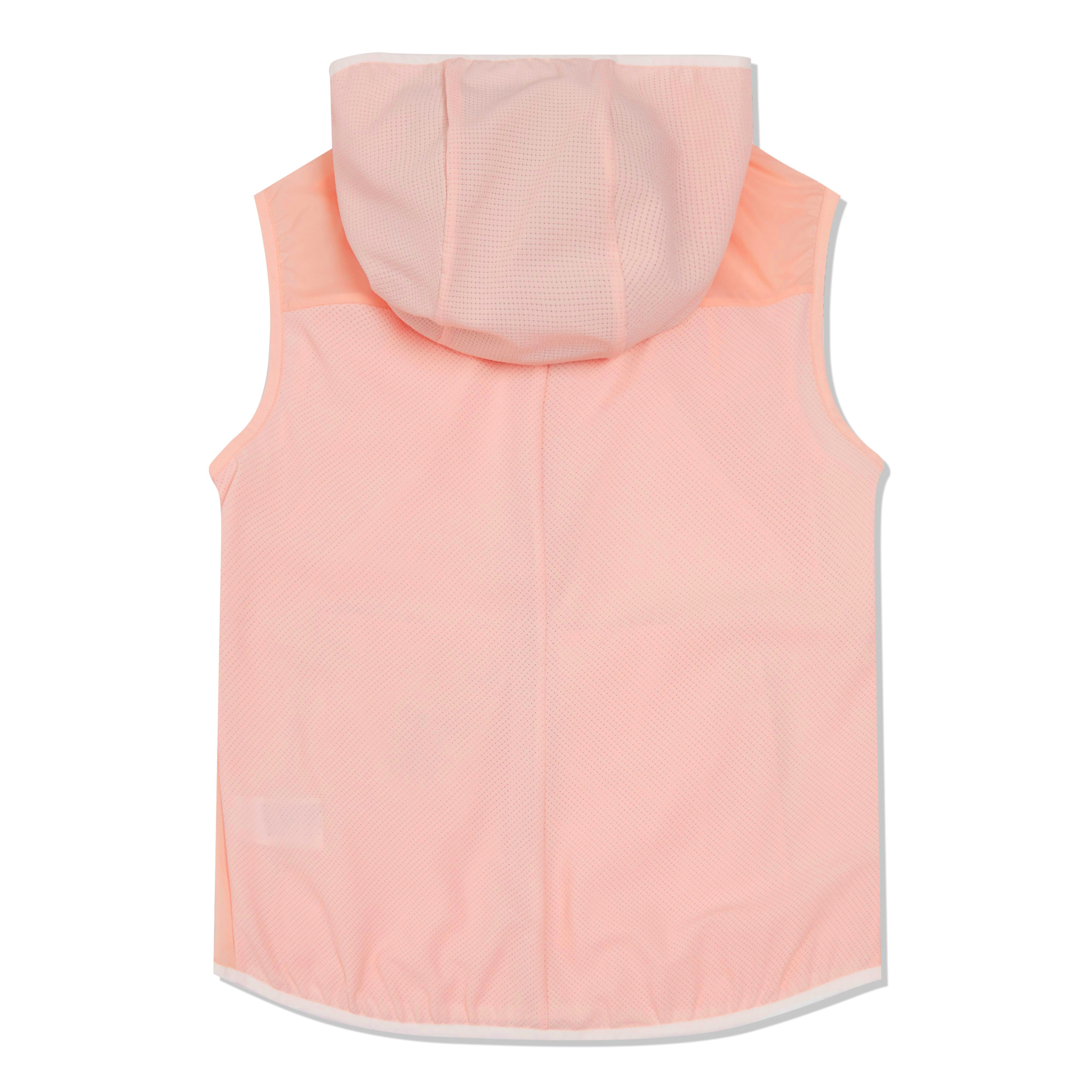 【EIDER】女輕量防風彈性連帽背心 / 22EDWM22611-[粉橘]