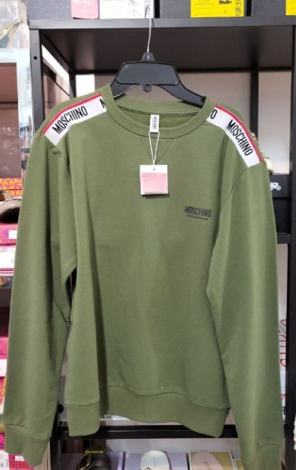 [S] MOSCHINO SWEATSHIRT,GREEN, 1T1704-8101-430 (SM114)