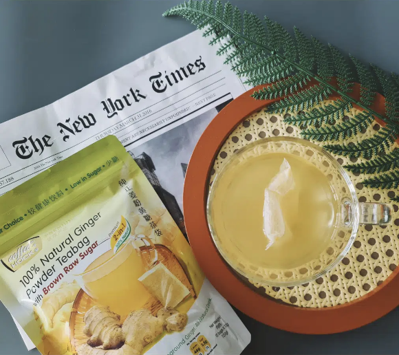 Coffee Hock 100% Natural Ginger Powder Teabag [No Sugar]