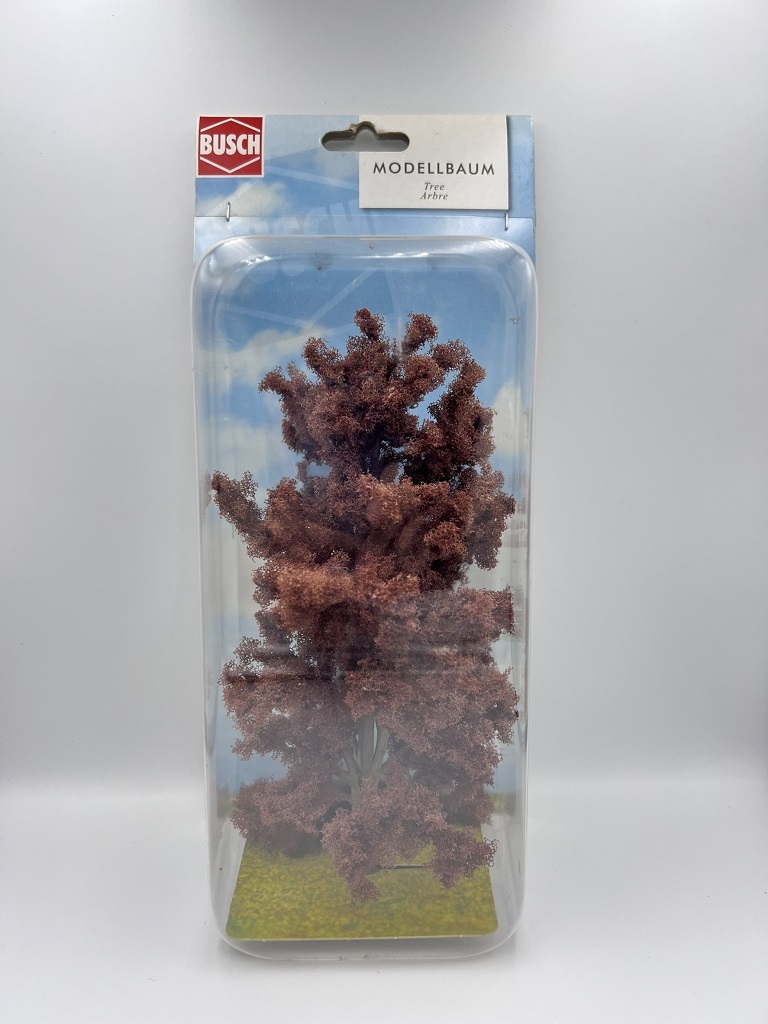 Busch 6968 HO規 Red Beech 秋季的樹 (暗紅)