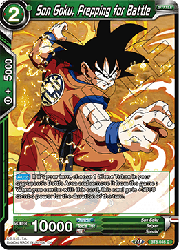 BT8-046 Son Goku, Prepping for Battle