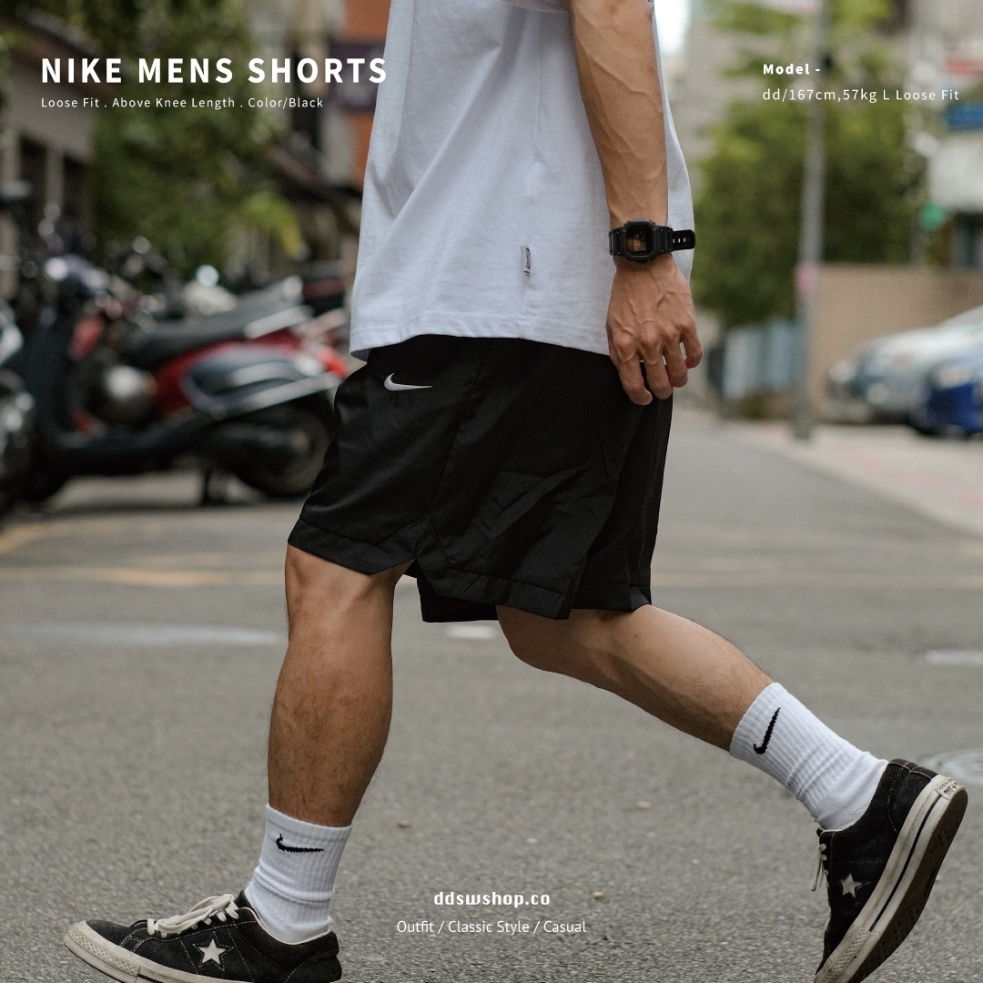 Nike 運動短褲 防潑水 內網眼 刺繡Logo 黑色 DH7560-011