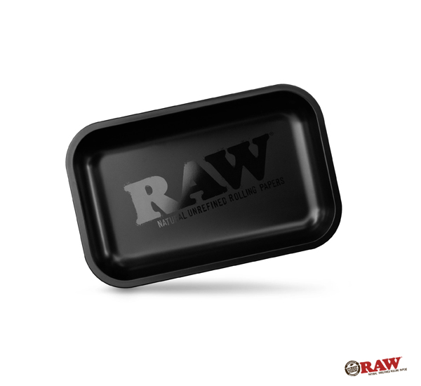 🇪🇸RAW - Medium Black Matte Metal Tray 捲煙盤