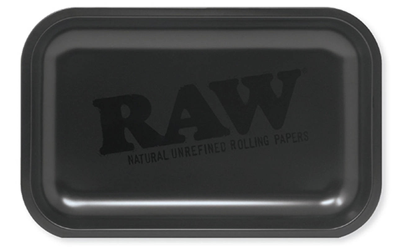 🇪🇸RAW - Medium Black Matte Metal Tray 捲煙盤