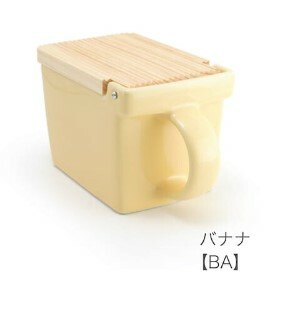 日本ZERO JAPAN美濃燒陶瓷木蓋調味盒 (粉黃) (日本製)