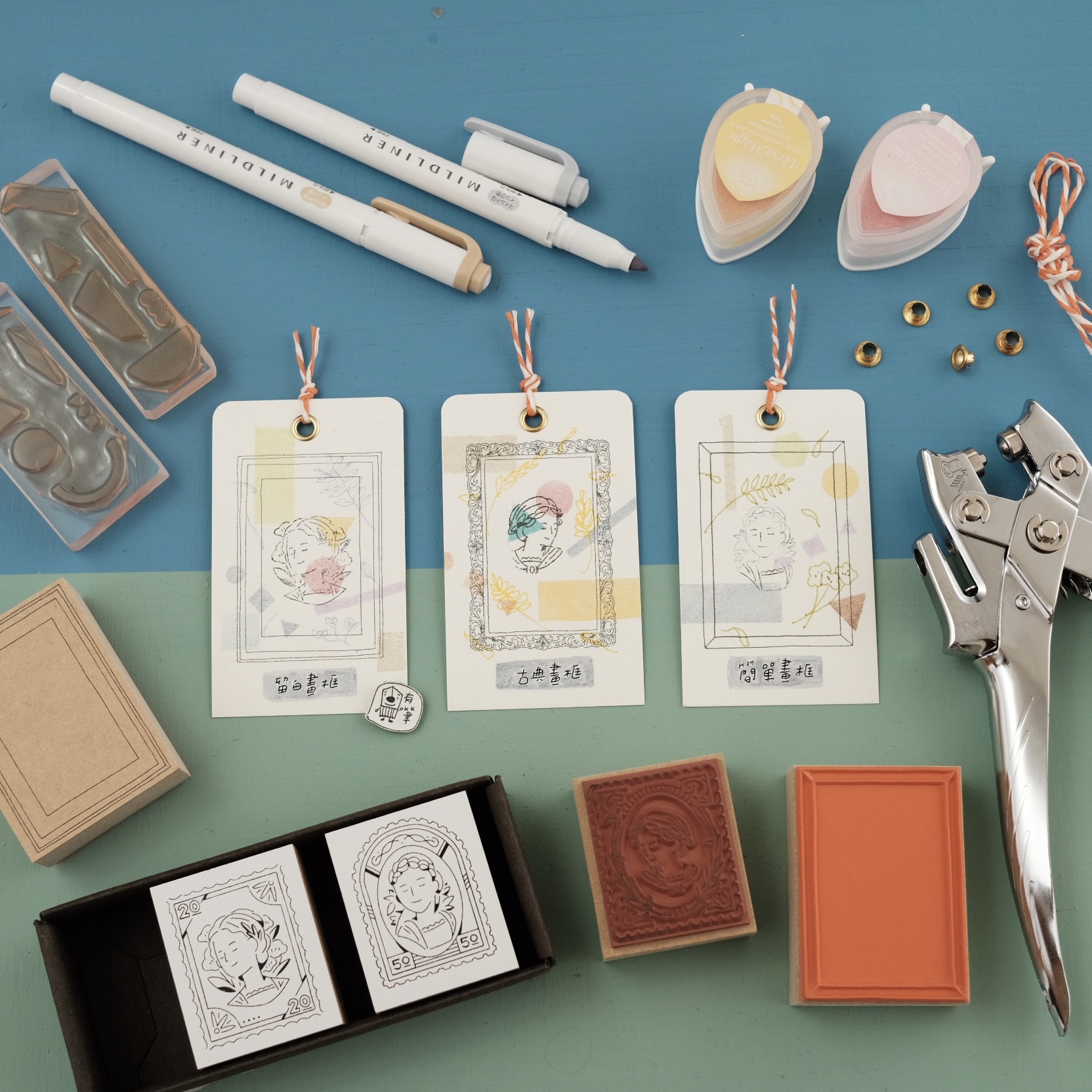 鐵鍍銅雞眼扣｜KW-trio