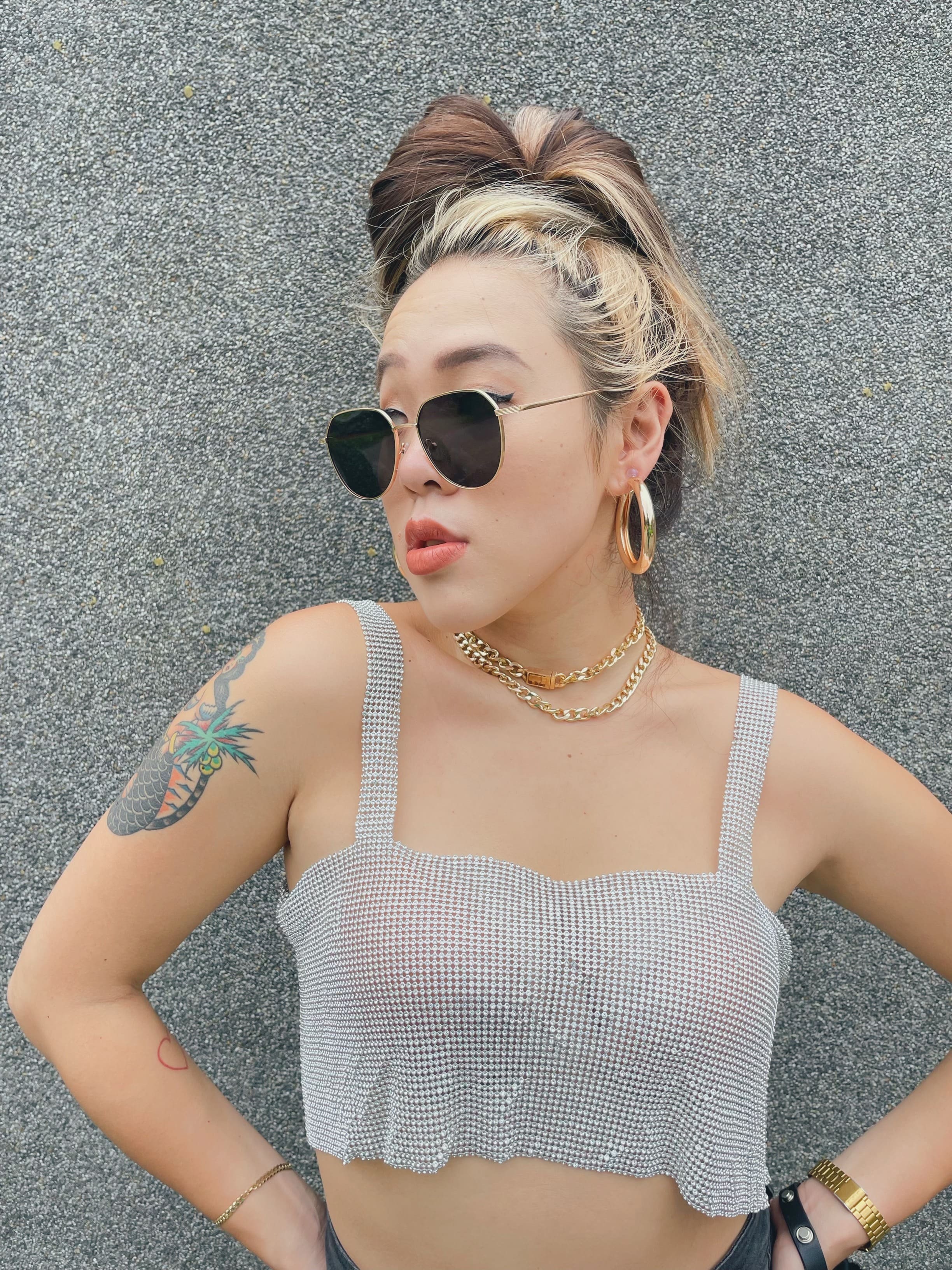 PARTY美背閃鑽背心