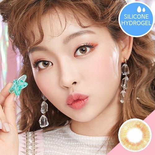 Lenstown Aurora Bling  每月拋棄彩妝隱形眼鏡｜每樽 1片 ( Pearl Brown )