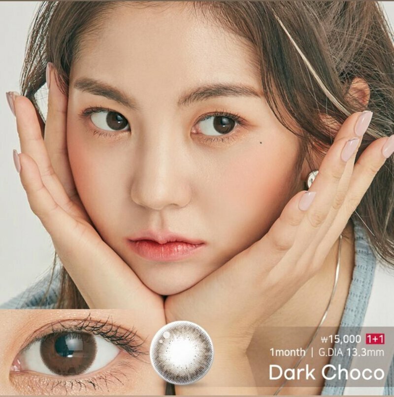 [預訂] Lenstown Chocopong 1 Month 每月拋棄彩妝隱形眼鏡｜每盒2片 ( Dark Choco )