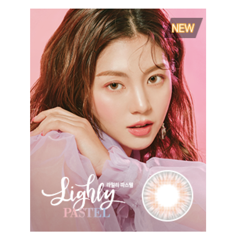 [預訂] Lenstown Lighly 每月拋棄彩妝隱形眼鏡｜每盒2片 ( Pastel Peach )