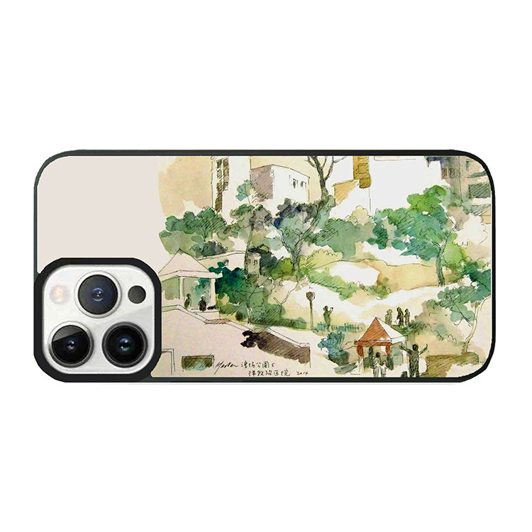 灣仔公園 ※ 背景是律敦治醫院