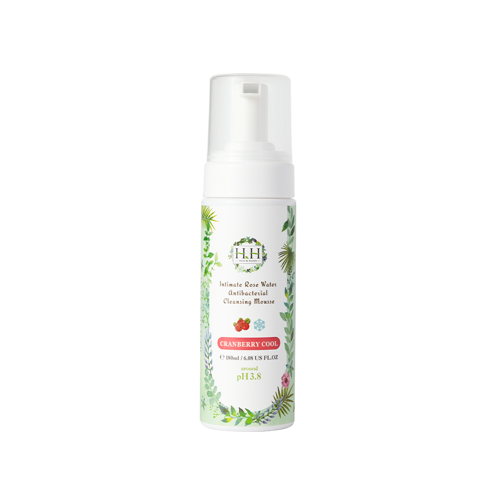 【Single】HH Intimate Rose Water Antibacterial Cleaning Mousse(180ml)