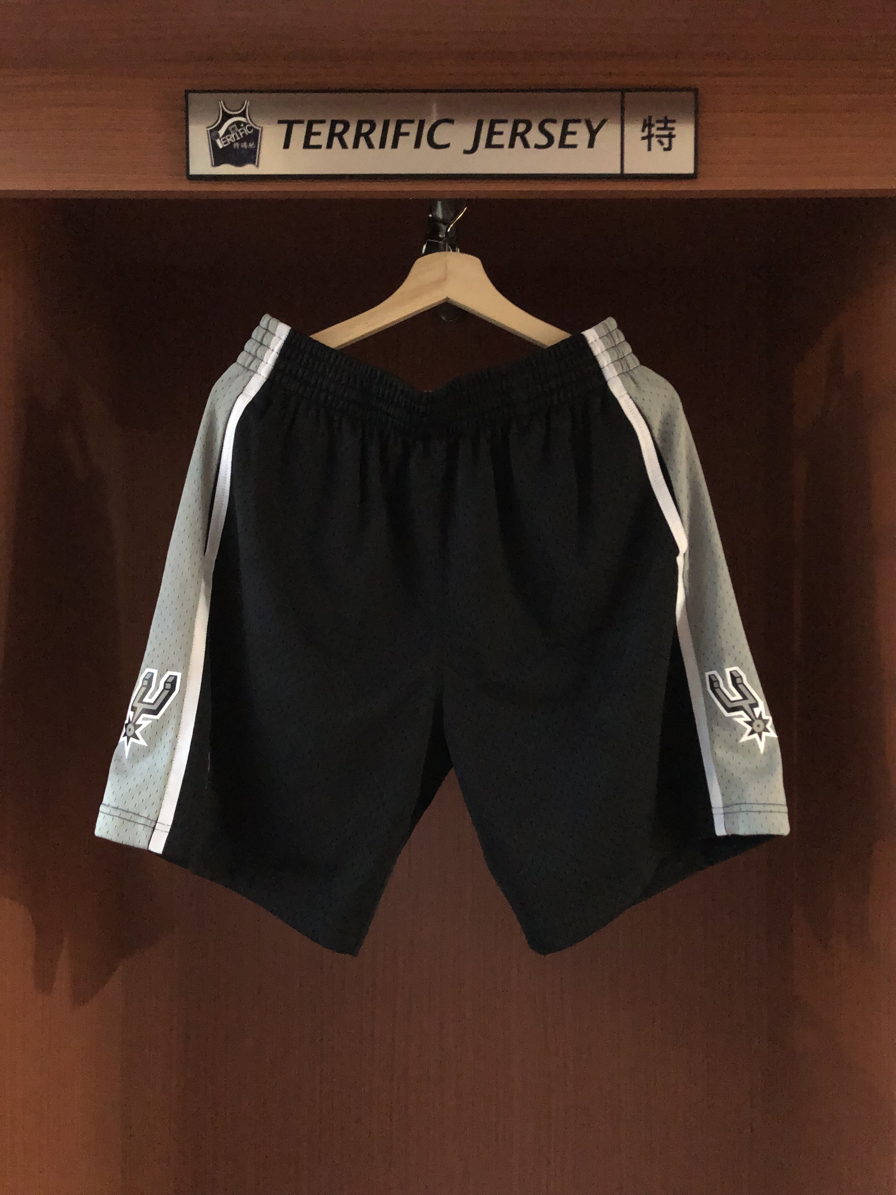 NBA球褲 San Antonio Spurs 聖安東尼奧馬刺黑球褲 M&N Swingman Shorts 球迷版 有口袋 全新