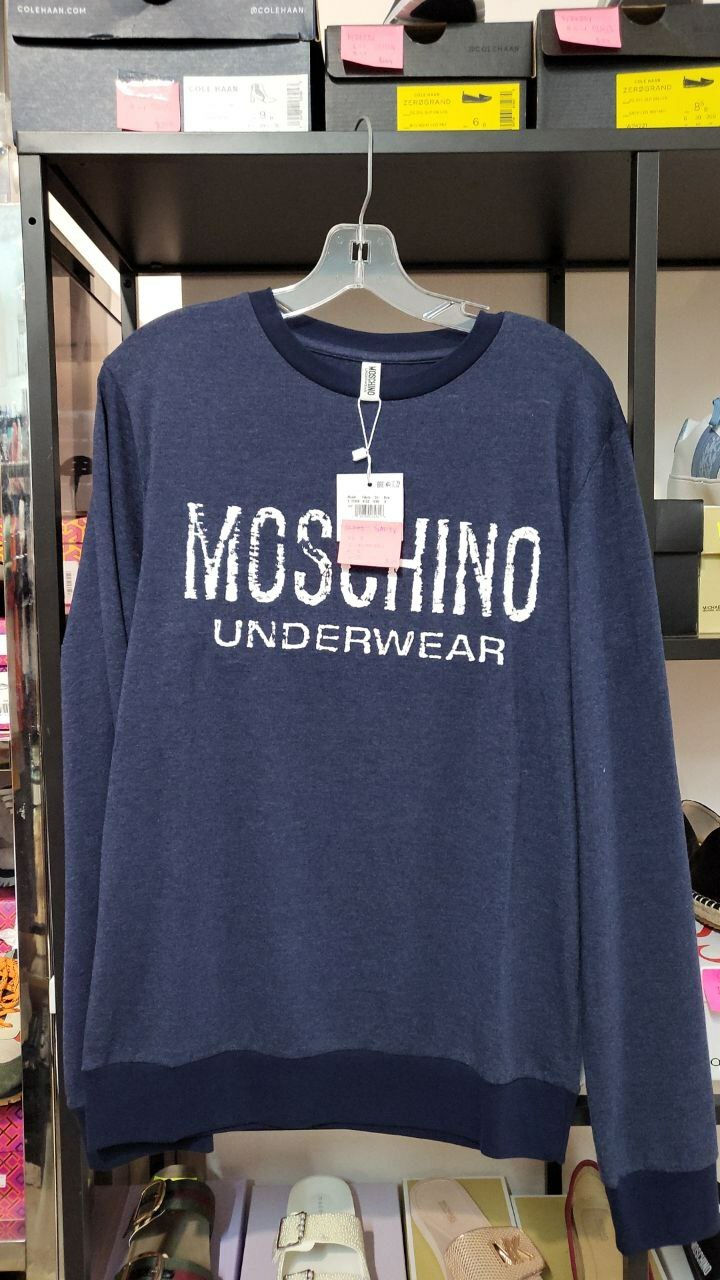 [S] MOSCHINO UNDERBEAR LOGO SWEATSHIRT,NAVY, 1T1808-8132-1290 (SM137)
