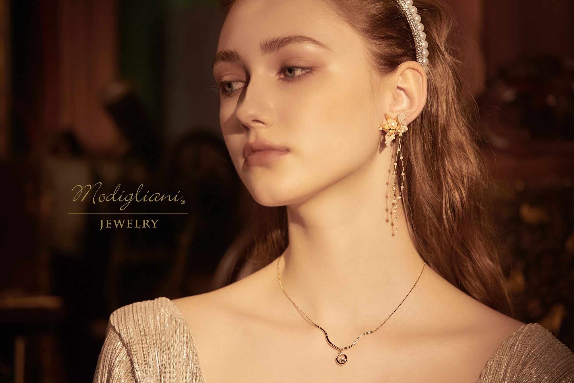 黃銅飾品,黃銅,花草,氣質,仙女,耳環,森林系,珍珠,兩戴式