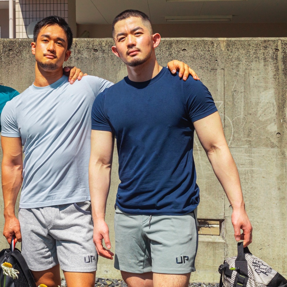 Cotton Sweat Shorts 純棉運動褲 海豚灰