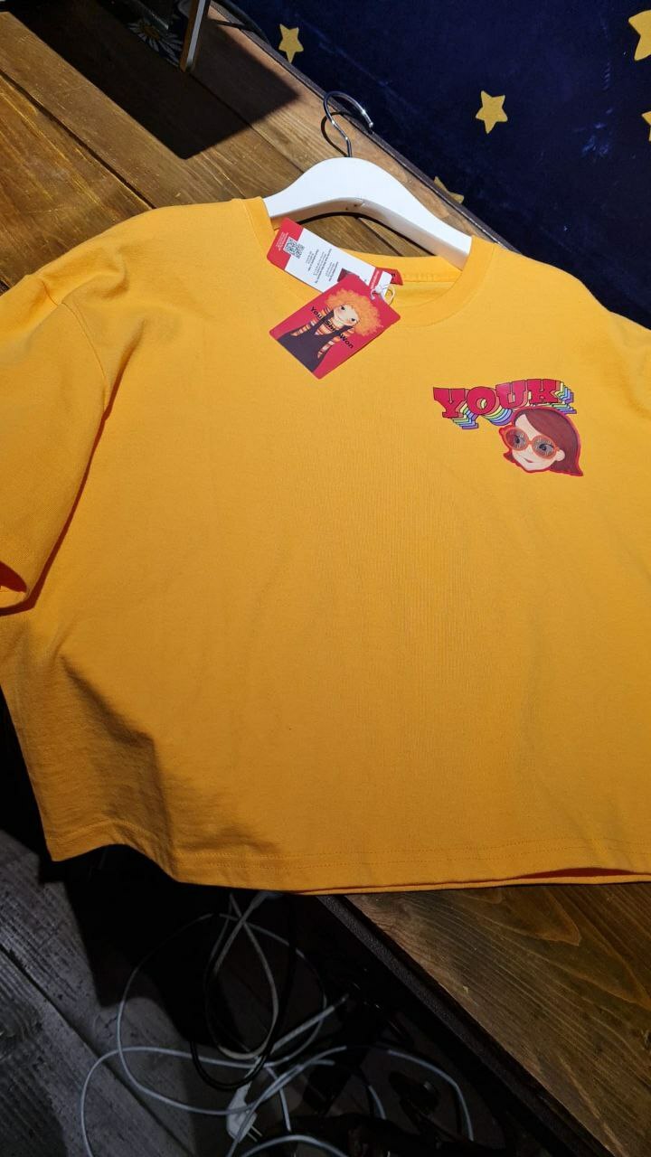 [S] YSW H2WTS18BKLNF SMALL LOGO T-SHIRT, ORANGE, 8809190121869 (FINAL SALES) (SYW66)